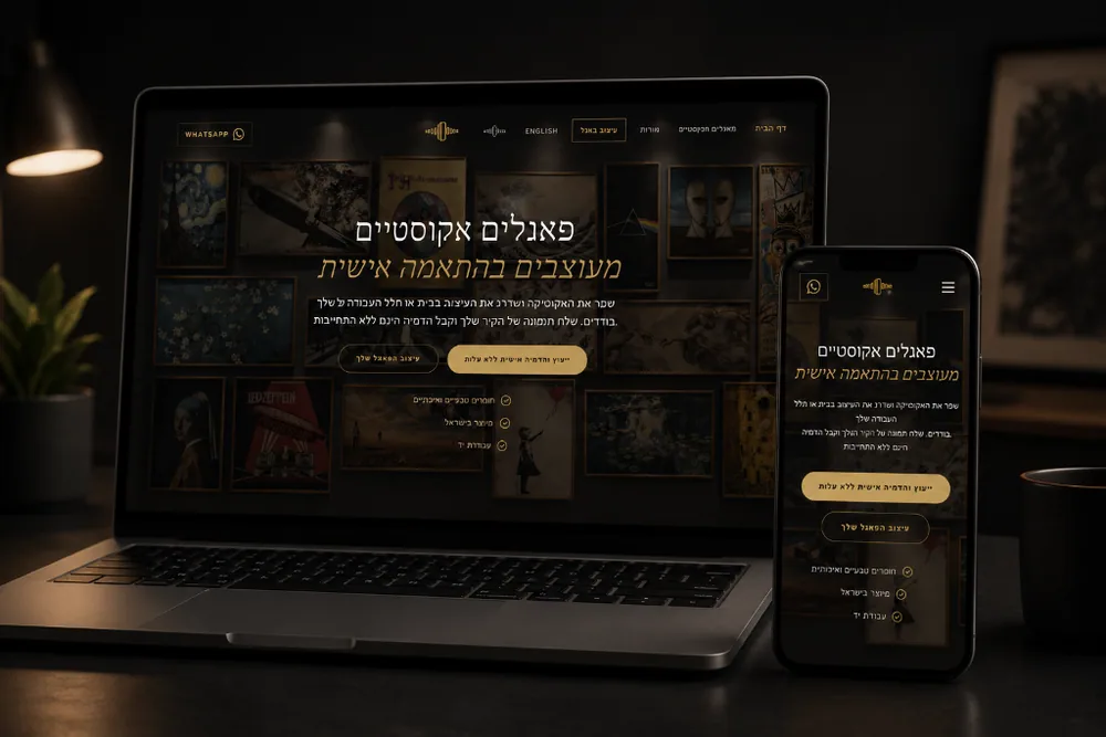 פרויקט פאנלים אקוסטיים